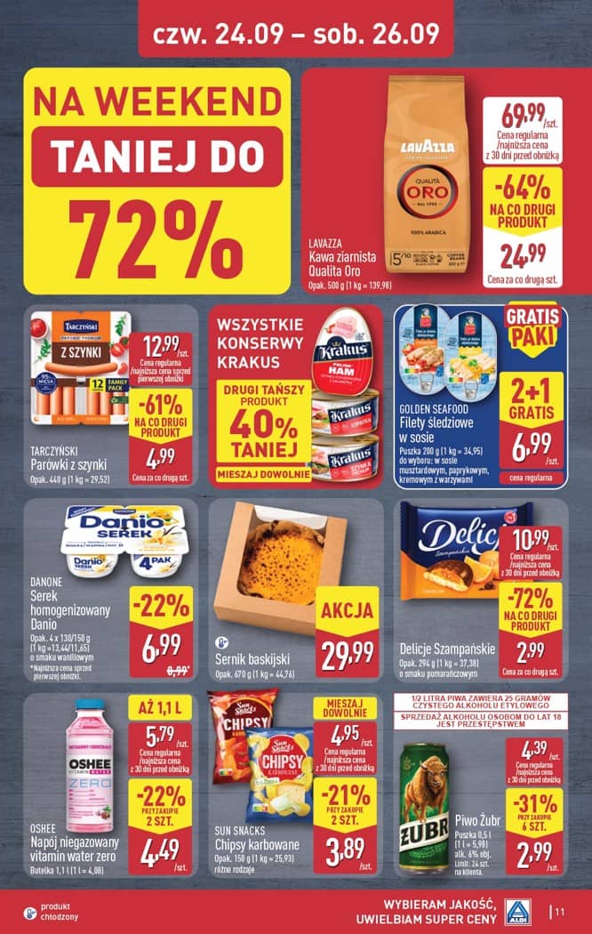 Aldi - Oferta weekendowa od czwartku 24.09 do soboty 26.09 11 puslapis