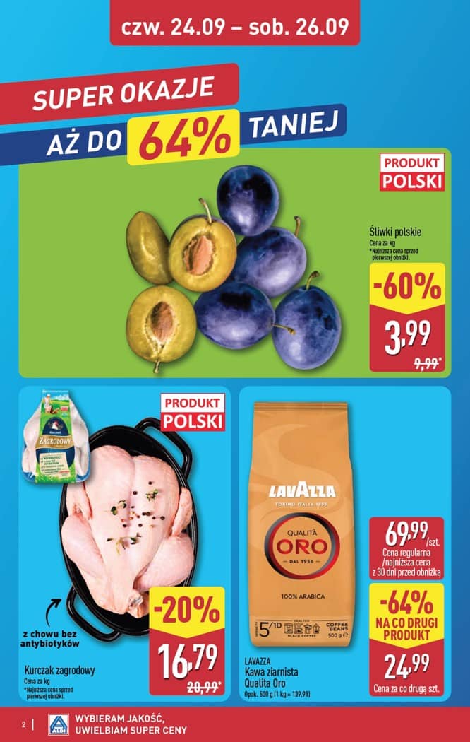 Aldi - Oferta weekendowa od czwartku 24.09 do soboty 26.09 2 puslapis