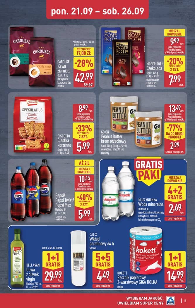 Aldi - Oferta weekendowa od czwartku 24.09 do soboty 26.09 5 puslapis