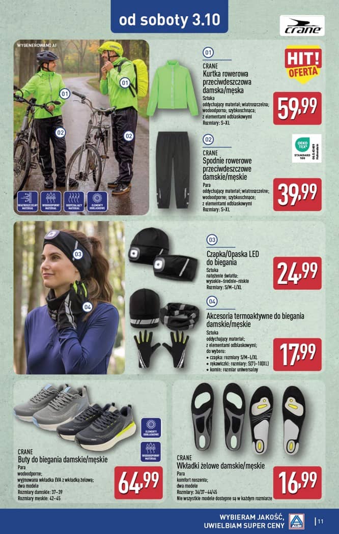 Aldi - Artykuły przemysłowe i tekstylia od środy 30.09 i od soboty 3.10 11 puslapis