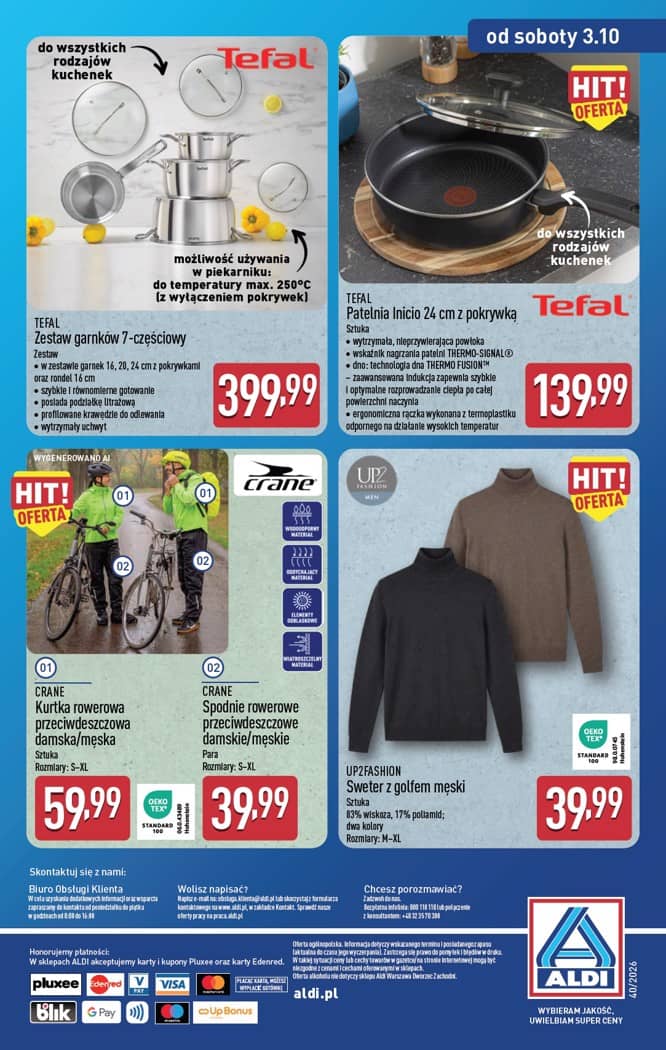 Aldi - Artykuły przemysłowe i tekstylia od środy 30.09 i od soboty 3.10 14 puslapis