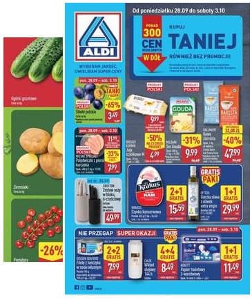 Aldi - Pełna oferta od poniedziałku 28.09 do soboty 3.10 2026-09-28 – 2026-10-03
