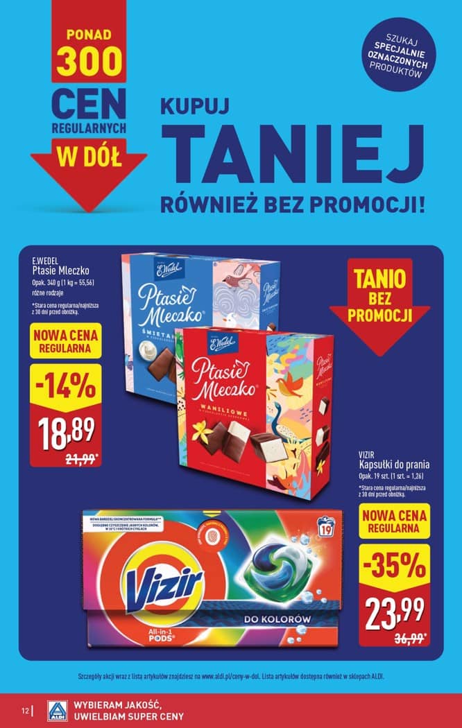 Aldi - Pełna oferta od poniedziałku 28.09 do soboty 3.10 12 puslapis