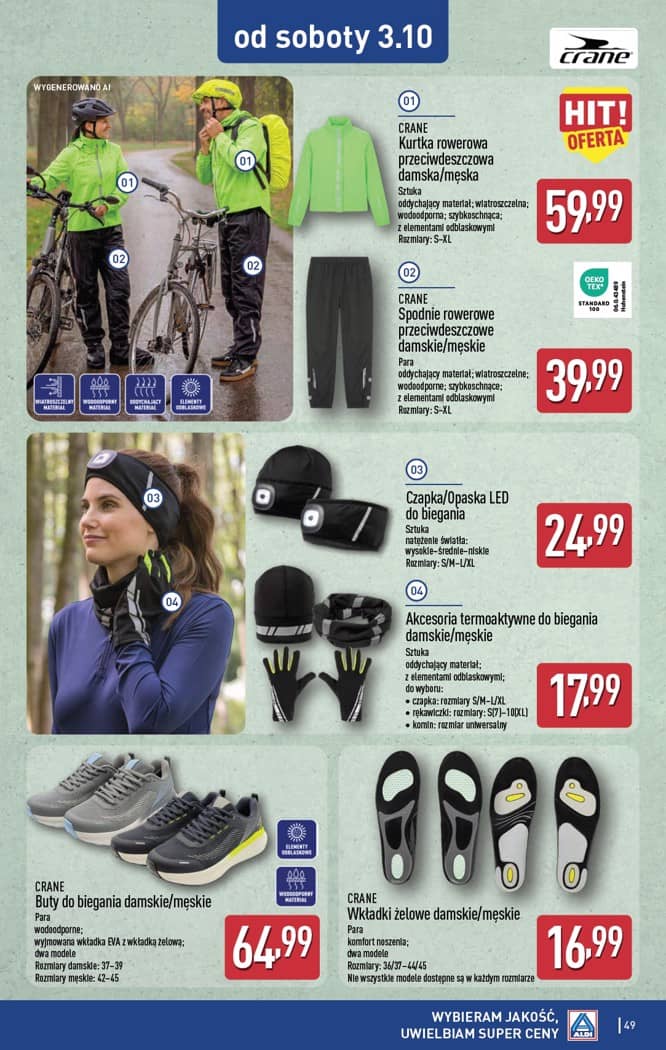 Aldi - Pełna oferta od poniedziałku 28.09 do soboty 3.10 49 puslapis