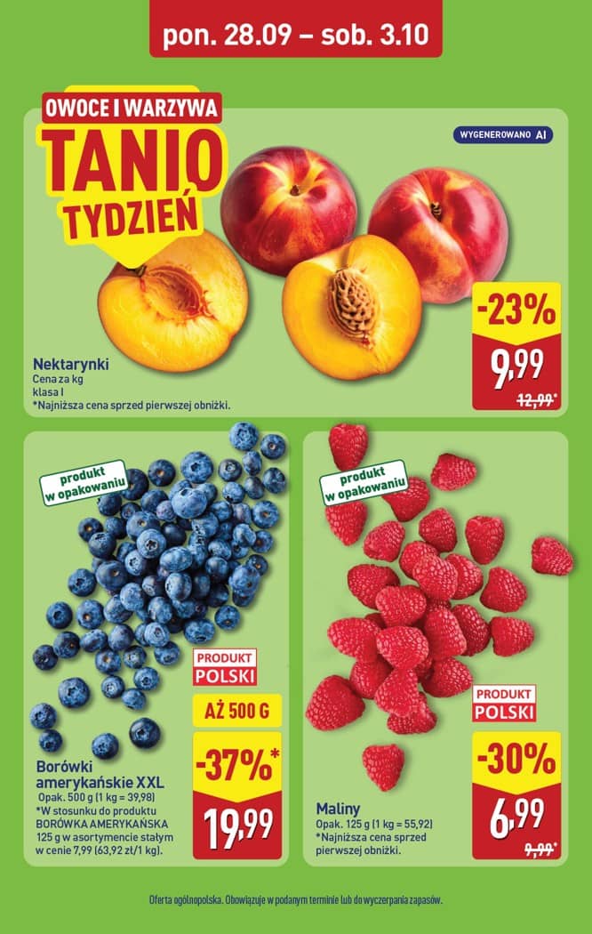 Aldi - Pełna oferta od poniedziałku 28.09 do soboty 3.10 6 puslapis