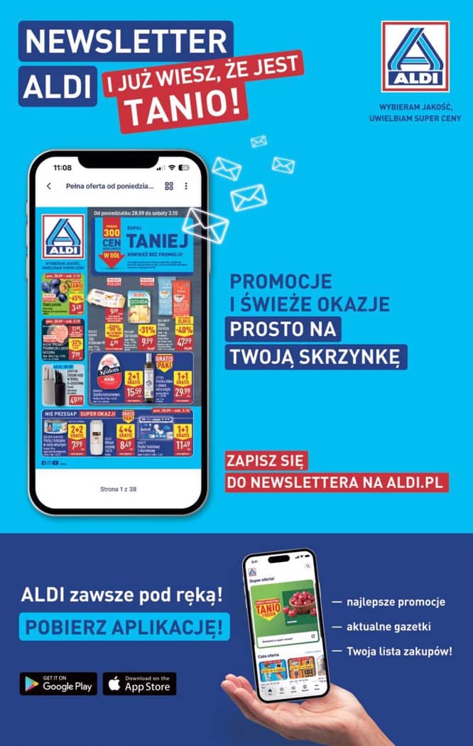 Aldi - Pełna oferta od poniedziałku 28.09 do soboty 3.10 7 puslapis