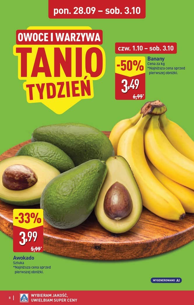 Aldi - Pełna oferta od poniedziałku 28.09 do soboty 3.10 8 puslapis