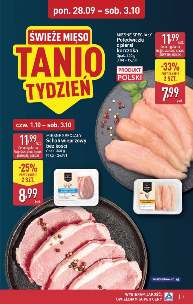 Aldi - Pełna oferta od poniedziałku 28.09 do soboty 3.10 9 puslapis