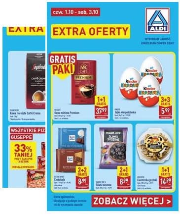 Aldi - Extra oferty od czwartku 1.10 do soboty 3.10 2026-10-01 – 2026-10-03