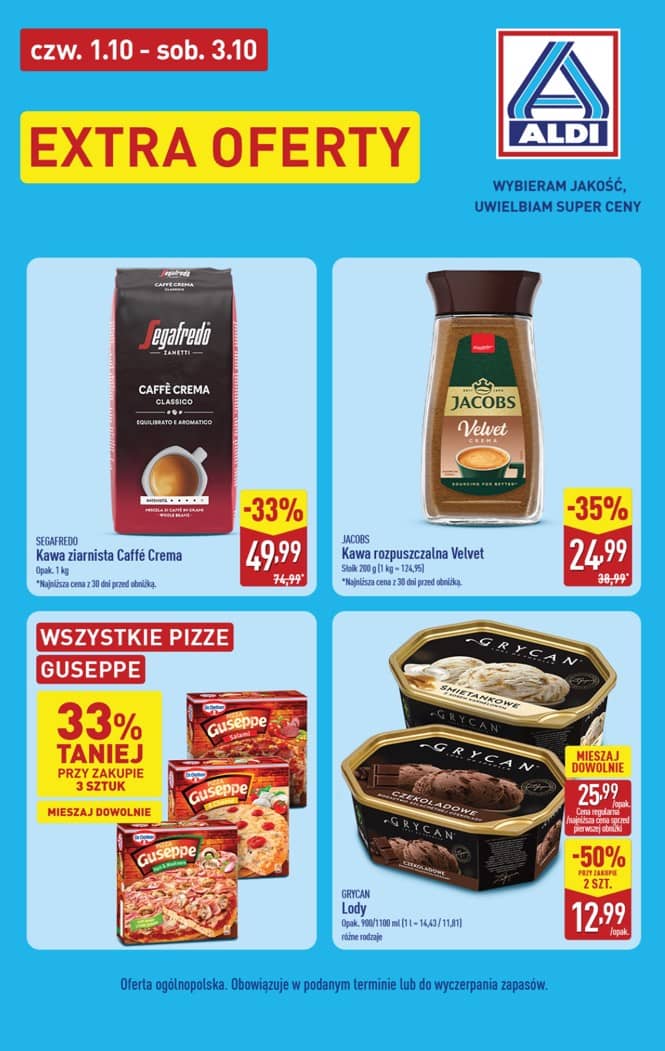 Aldi - Extra oferty od czwartku 1.10 do soboty 3.10 2 puslapis