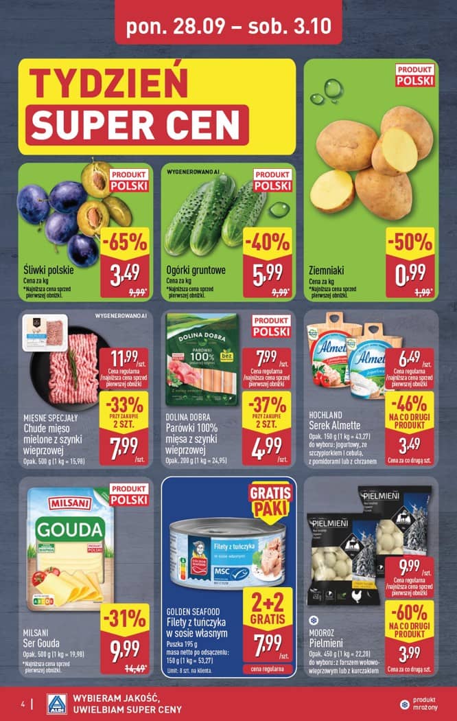 Aldi - Oferta weekendowa od czwartku 1.10 do soboty 3.10 4 puslapis
