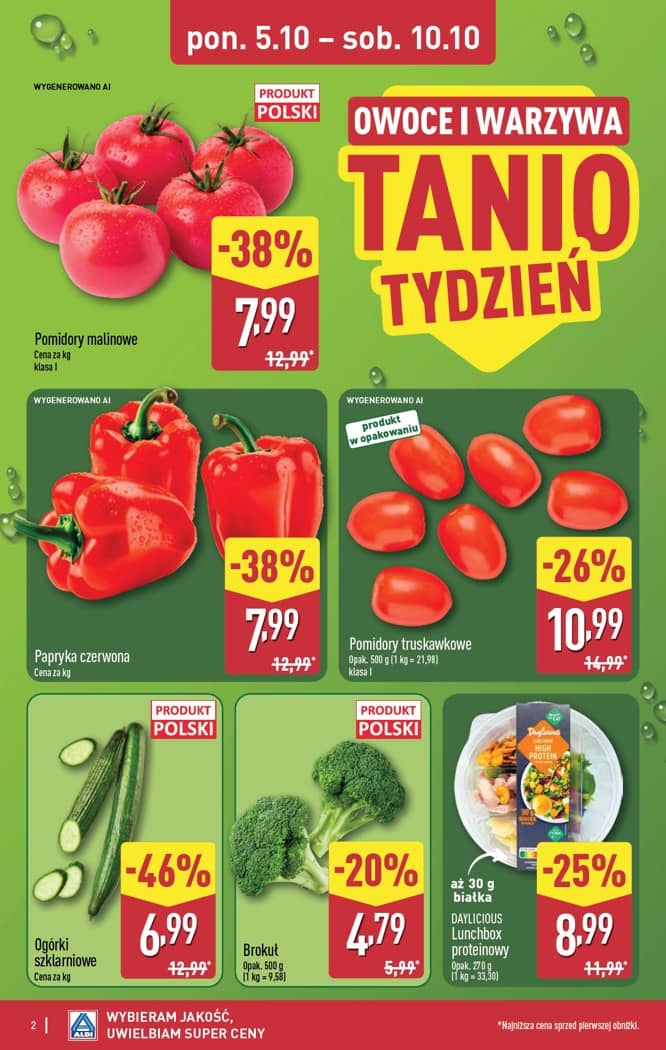 Aldi - Pełna oferta od poniedziałku 5.10 do soboty 10.10 2 puslapis
