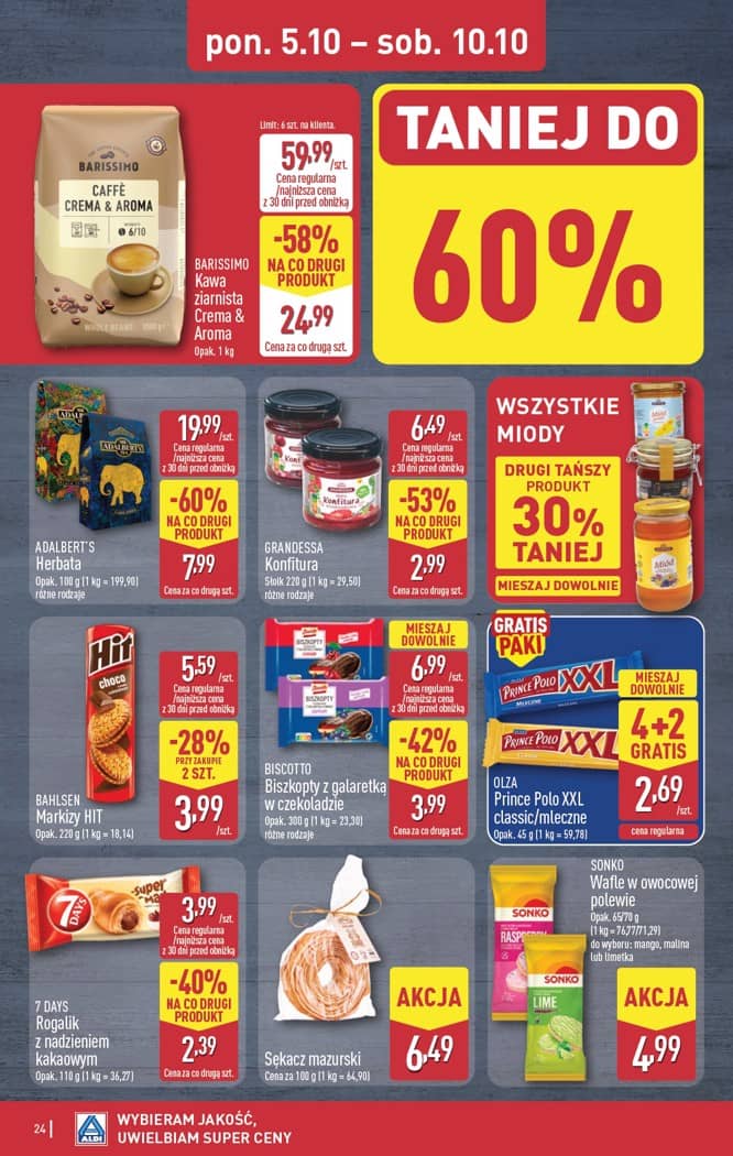 Aldi - Pełna oferta od poniedziałku 5.10 do soboty 10.10 24 puslapis