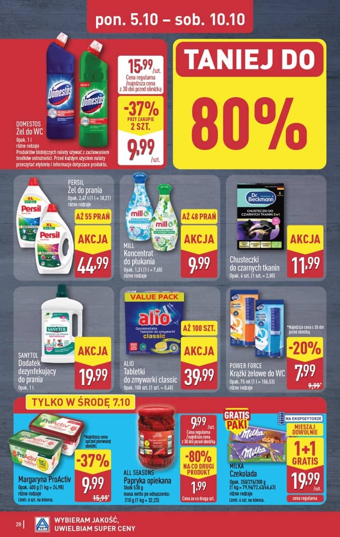 Aldi - Pełna oferta od poniedziałku 5.10 do soboty 10.10 28 puslapis