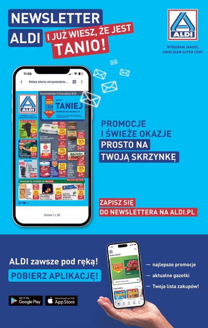 Aldi - Pełna oferta od poniedziałku 5.10 do soboty 10.10 33 puslapis