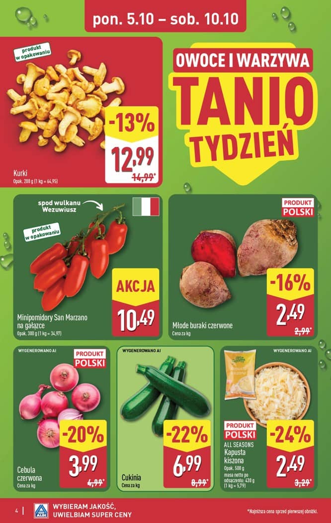 Aldi - Pełna oferta od poniedziałku 5.10 do soboty 10.10 4 puslapis