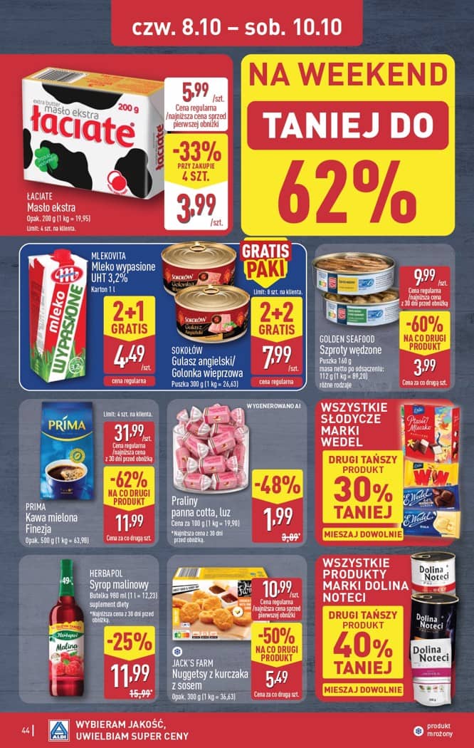 Aldi - Pełna oferta od poniedziałku 5.10 do soboty 10.10 44 puslapis