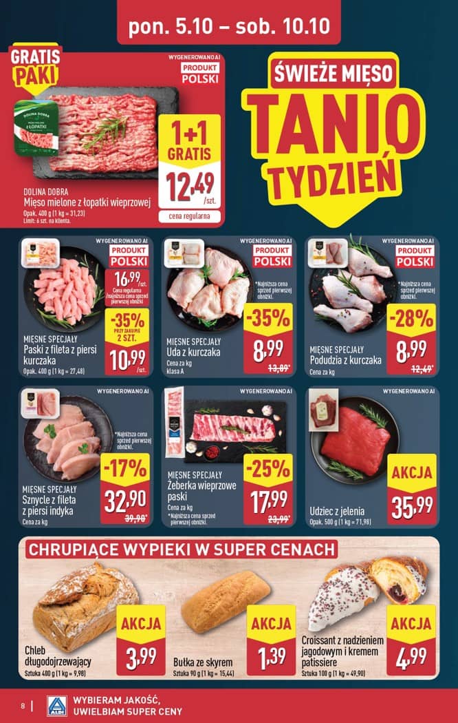 Aldi - Pełna oferta od poniedziałku 5.10 do soboty 10.10 8 puslapis