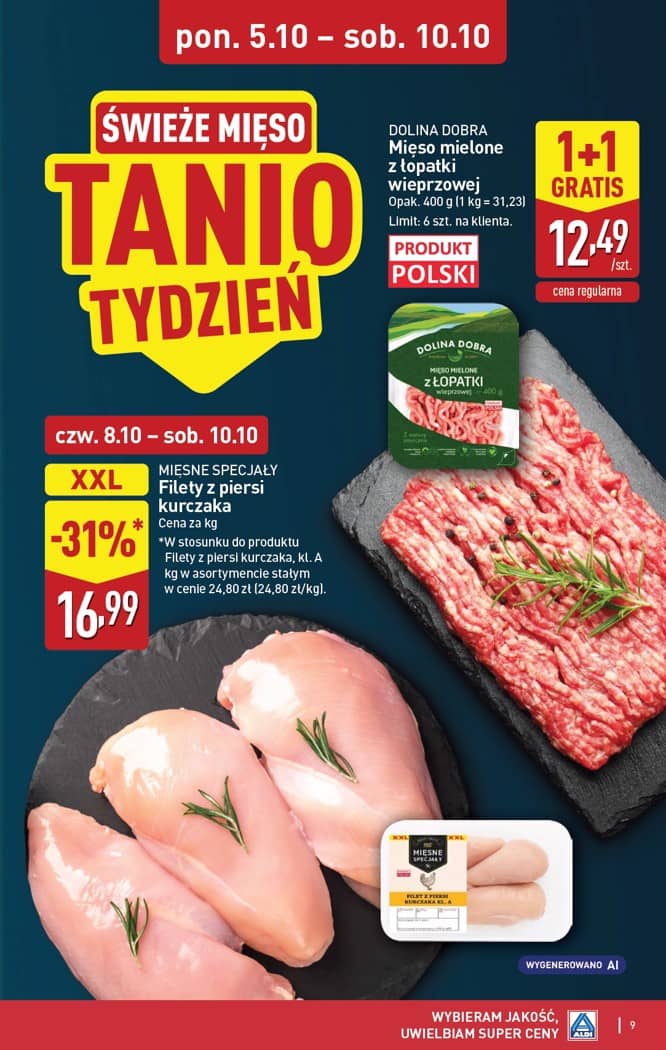 Aldi - Pełna oferta od poniedziałku 5.10 do soboty 10.10 9 puslapis