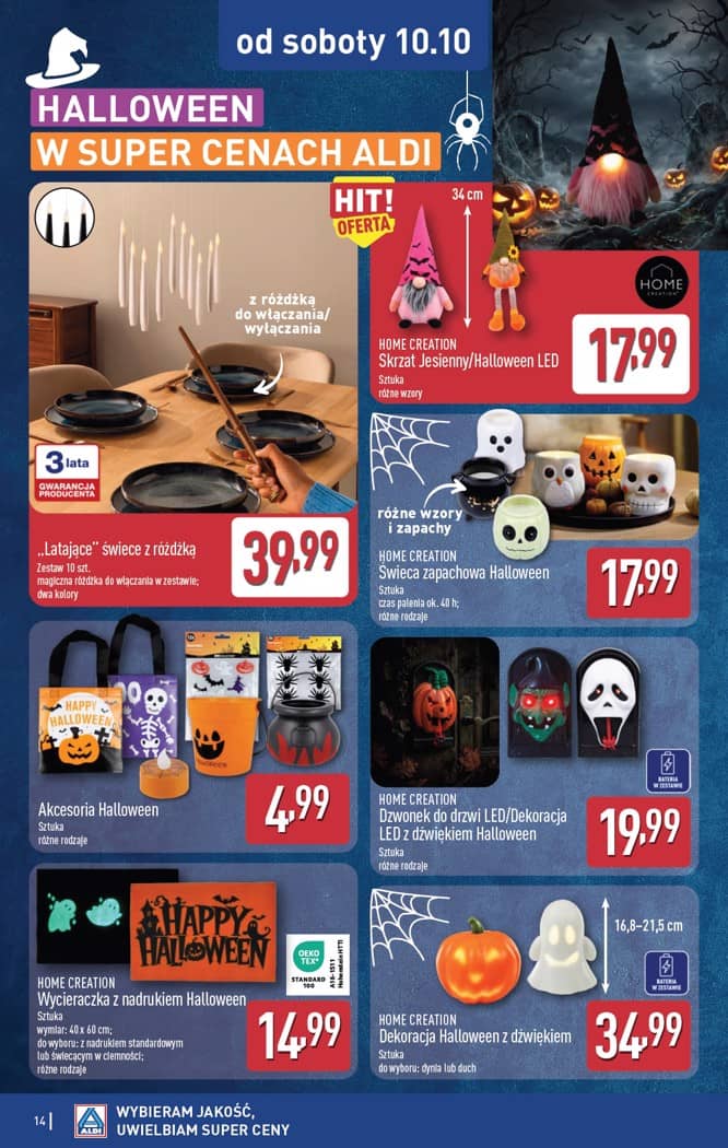 Aldi - Artykuły przemysłowe i tekstylia od środy 7.10 i od soboty 10.10 14 puslapis