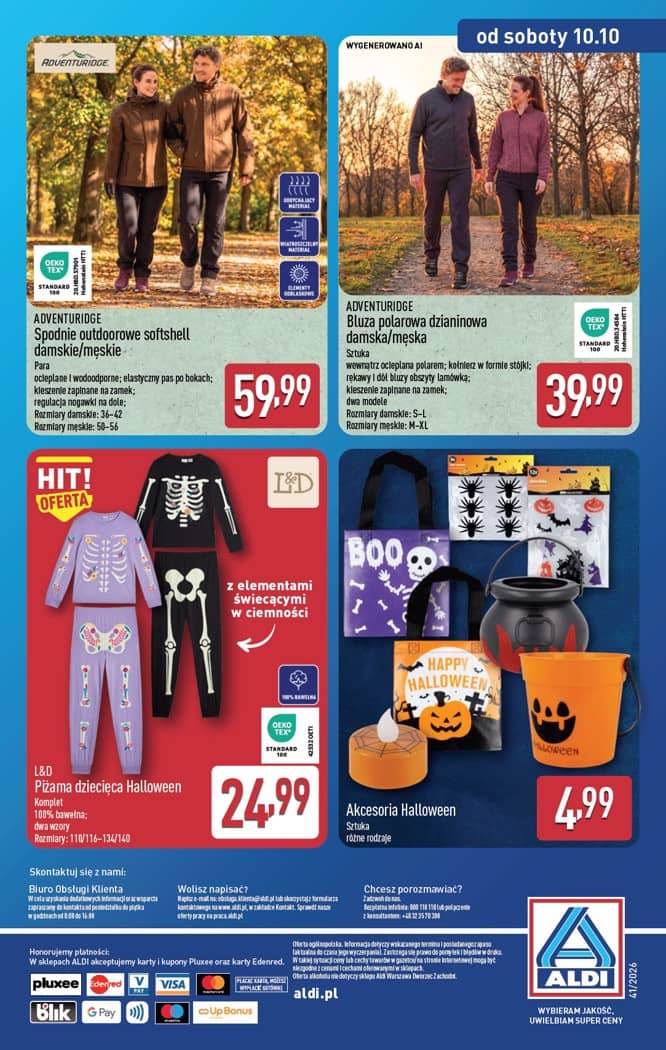 Aldi - Artykuły przemysłowe i tekstylia od środy 7.10 i od soboty 10.10 16 puslapis
