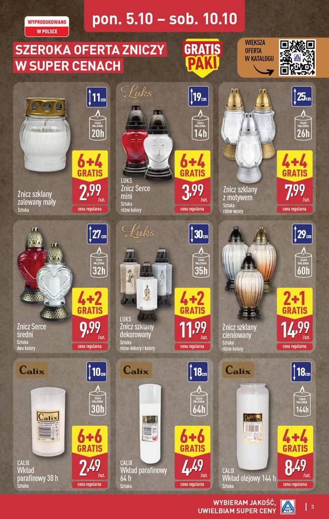 Aldi - Artykuły przemysłowe i tekstylia od środy 7.10 i od soboty 10.10 3 puslapis
