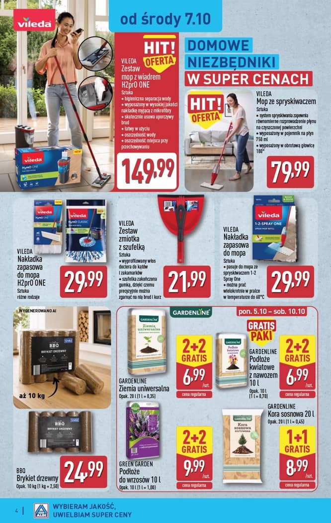 Aldi - Artykuły przemysłowe i tekstylia od środy 7.10 i od soboty 10.10 4 puslapis
