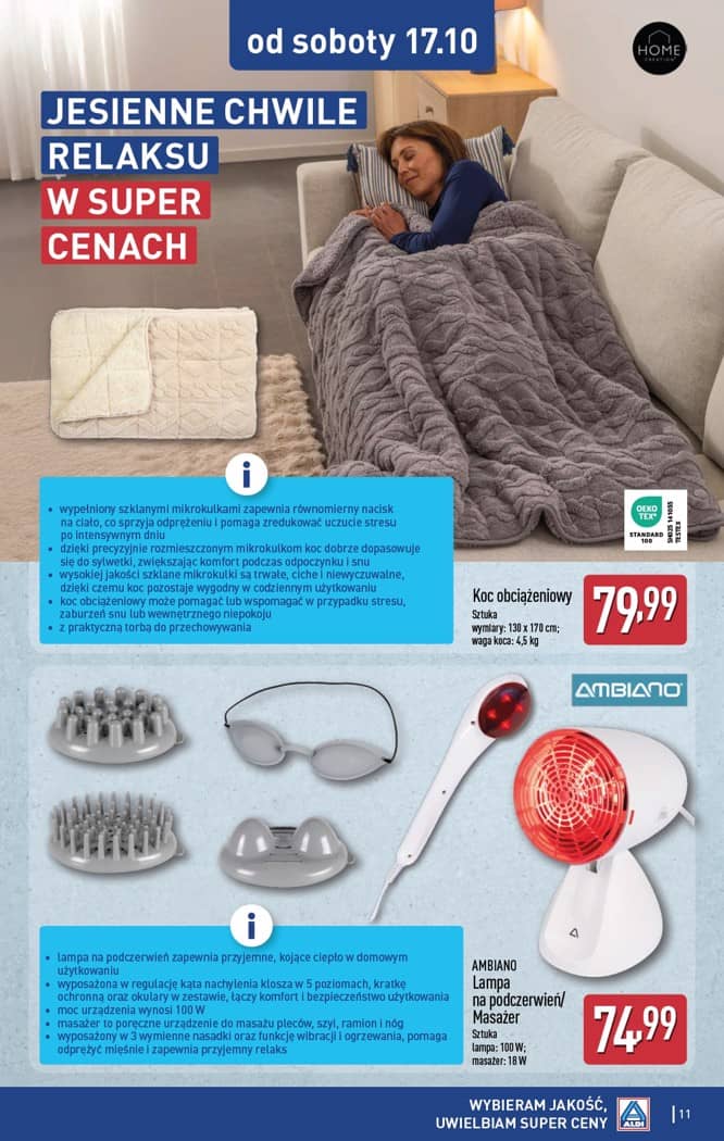 Aldi - Artykuły przemysłowe i tekstylia od środy 14.10 i od soboty 17.10 11 puslapis