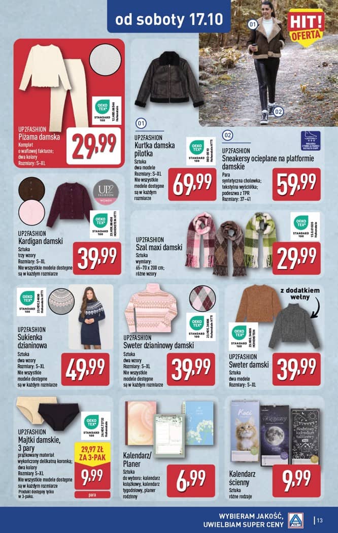 Aldi - Artykuły przemysłowe i tekstylia od środy 14.10 i od soboty 17.10 13 puslapis