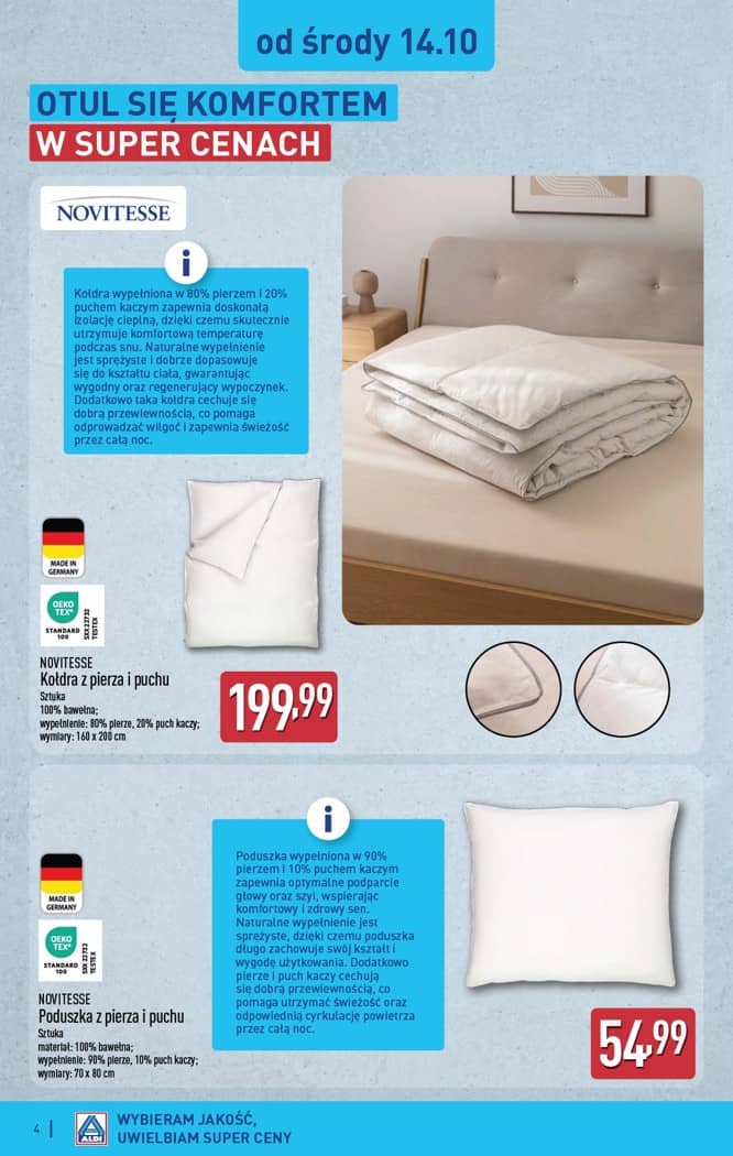 Aldi - Artykuły przemysłowe i tekstylia od środy 14.10 i od soboty 17.10 4 puslapis