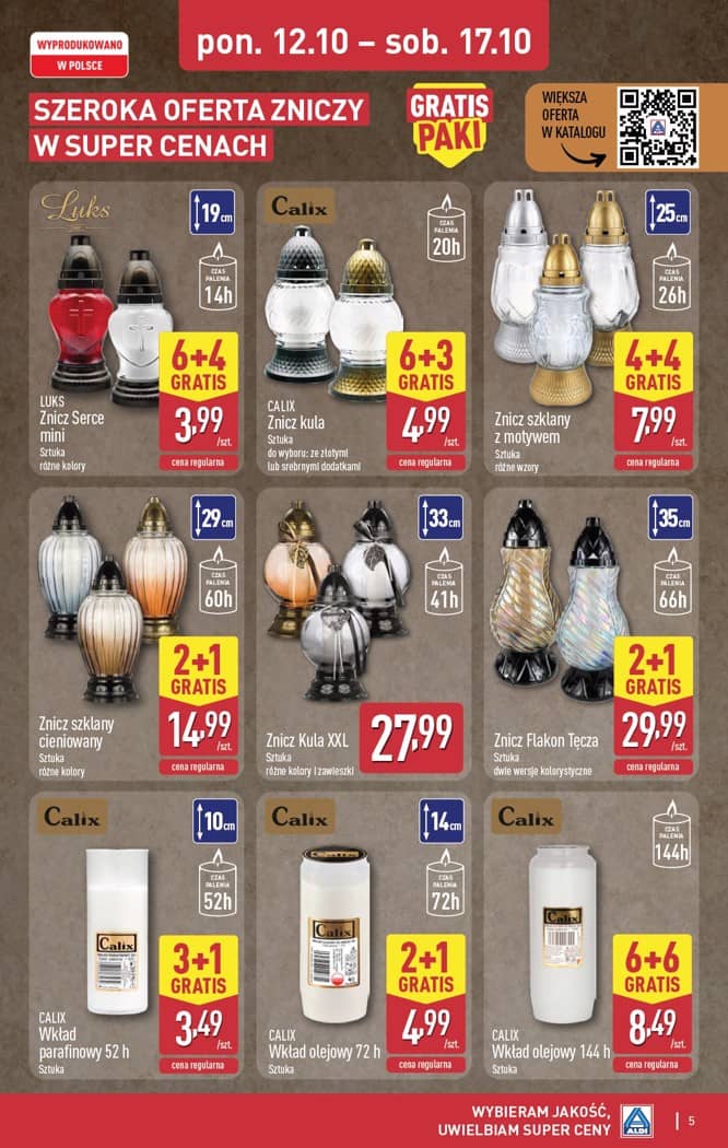 Aldi - Artykuły przemysłowe i tekstylia od środy 14.10 i od soboty 17.10 5 puslapis