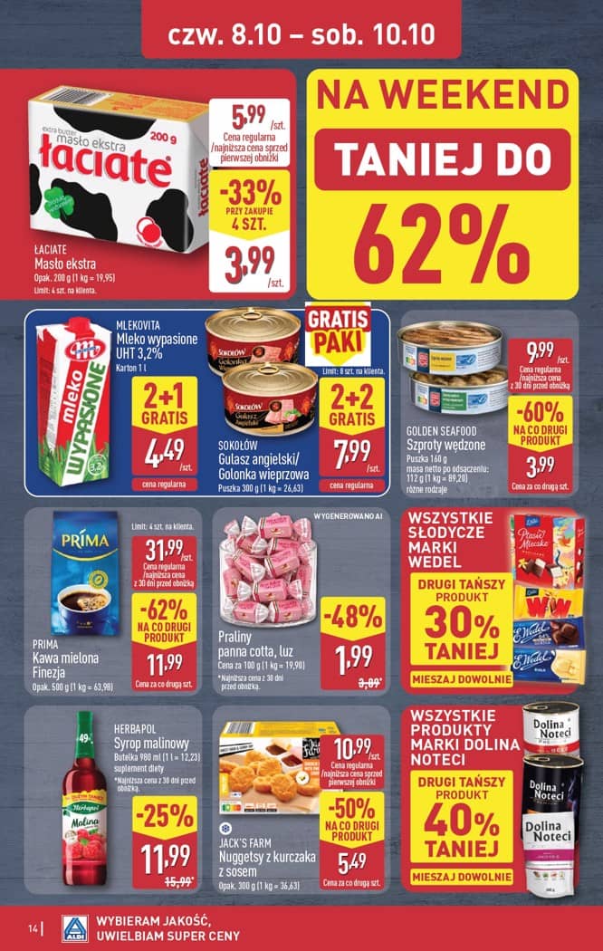 Aldi - Oferta weekendowa od czwartku 8.10 do soboty 10.10 14 puslapis