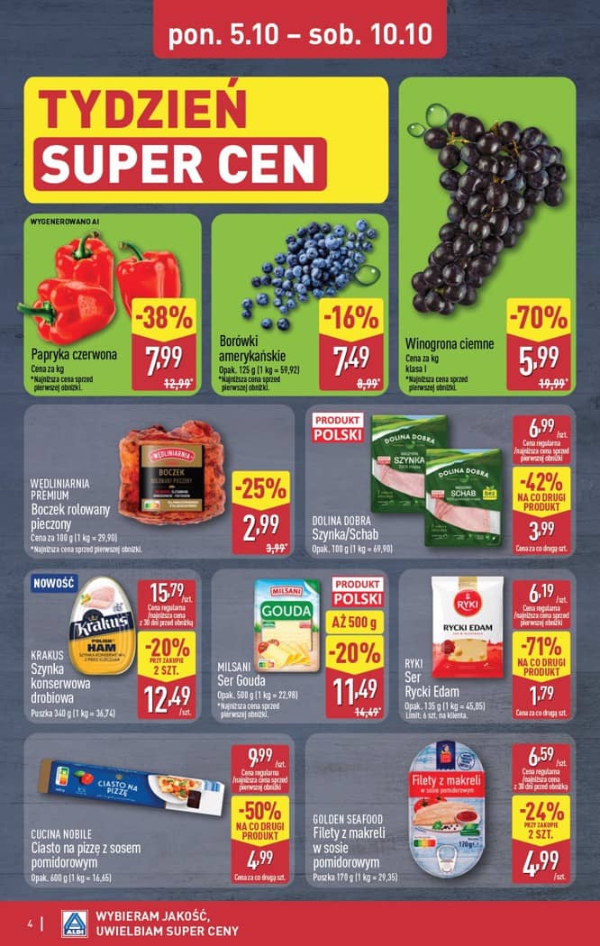 Aldi - Oferta weekendowa od czwartku 8.10 do soboty 10.10 4 puslapis