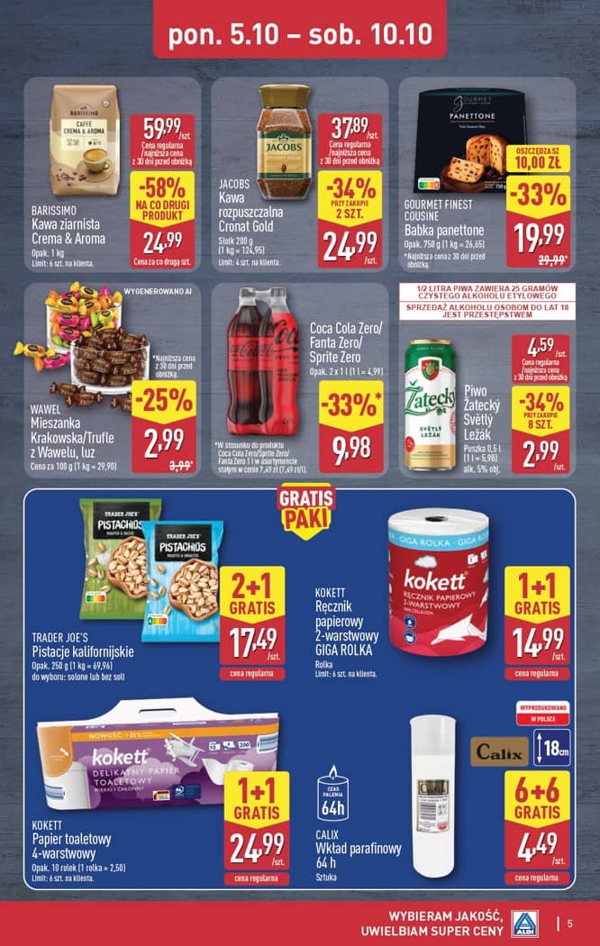 Aldi - Oferta weekendowa od czwartku 8.10 do soboty 10.10 5 puslapis