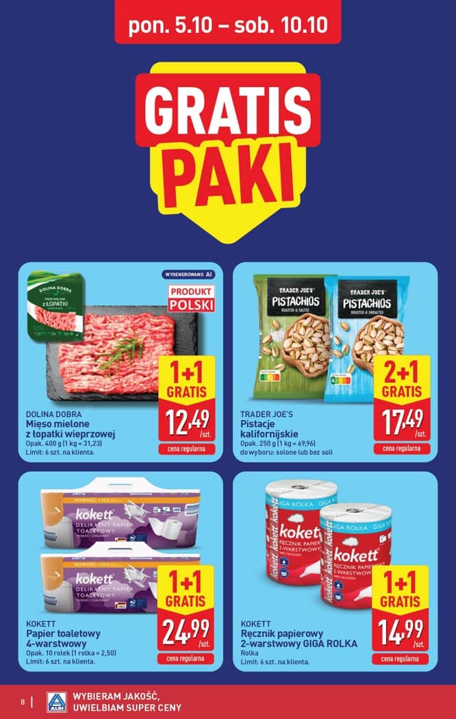 Aldi - Oferta weekendowa od czwartku 8.10 do soboty 10.10 8 puslapis