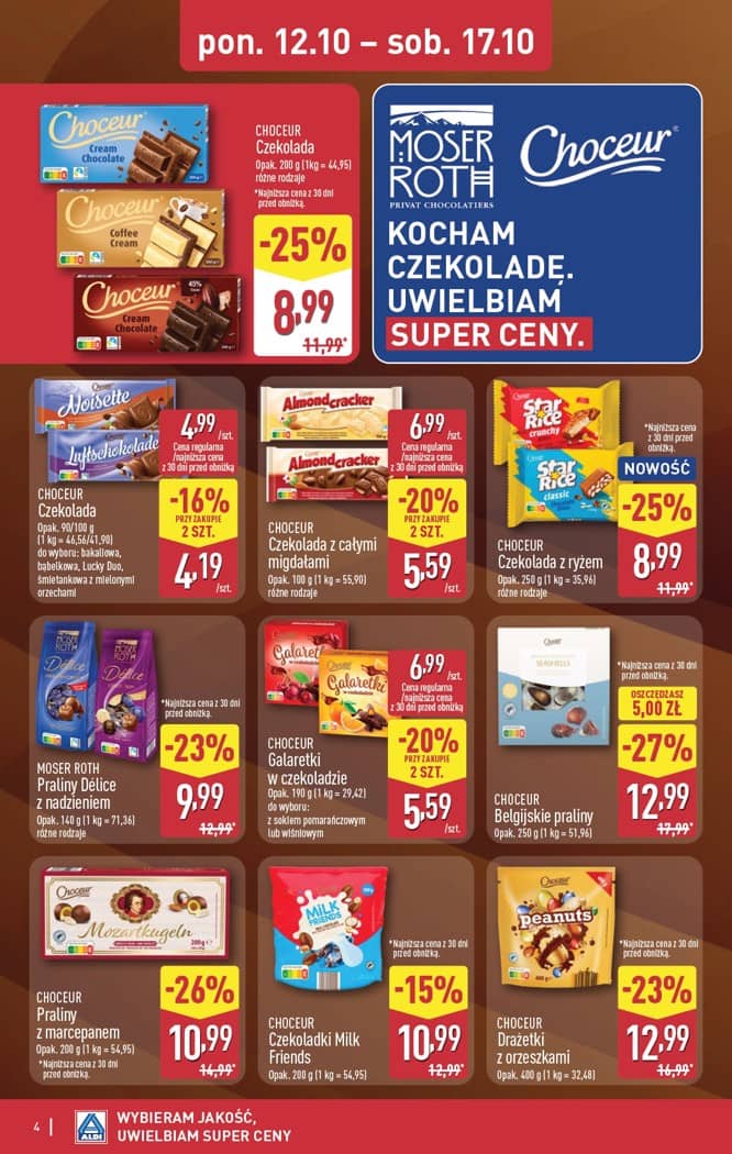 Aldi - Szeroka oferta upominków na dzień nauczyciela od poniedziałku 12.10 do soboty 17.10 4 puslapis