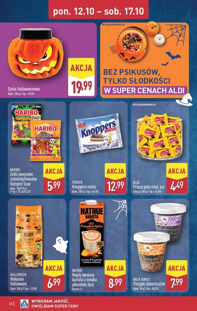 Aldi - Pełna oferta od poniedziałku 12.10 do soboty 17.10 24 puslapis