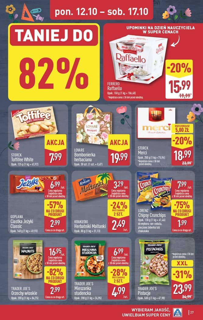 Aldi - Pełna oferta od poniedziałku 12.10 do soboty 17.10 27 puslapis