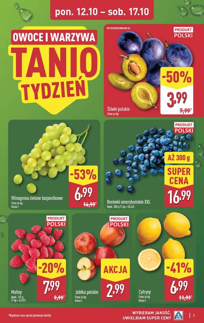 Aldi - Pełna oferta od poniedziałku 12.10 do soboty 17.10 3 puslapis