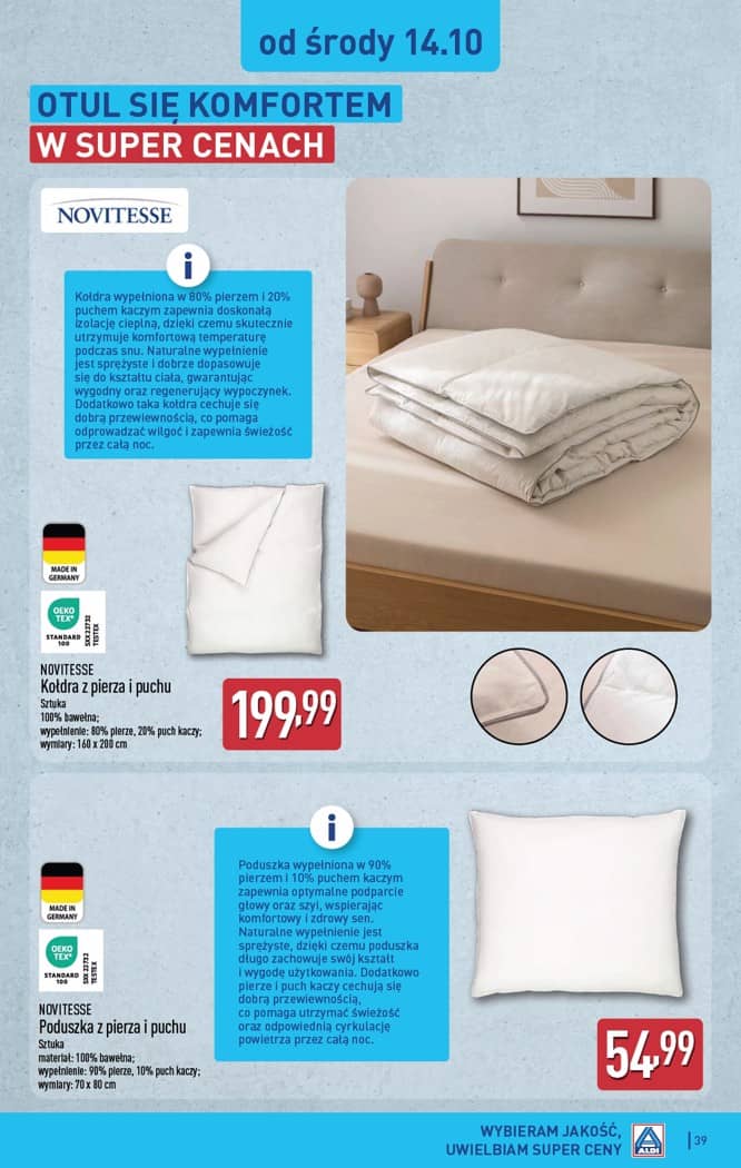 Aldi - Pełna oferta od poniedziałku 12.10 do soboty 17.10 39 puslapis