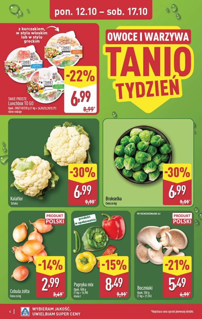 Aldi - Pełna oferta od poniedziałku 12.10 do soboty 17.10 4 puslapis