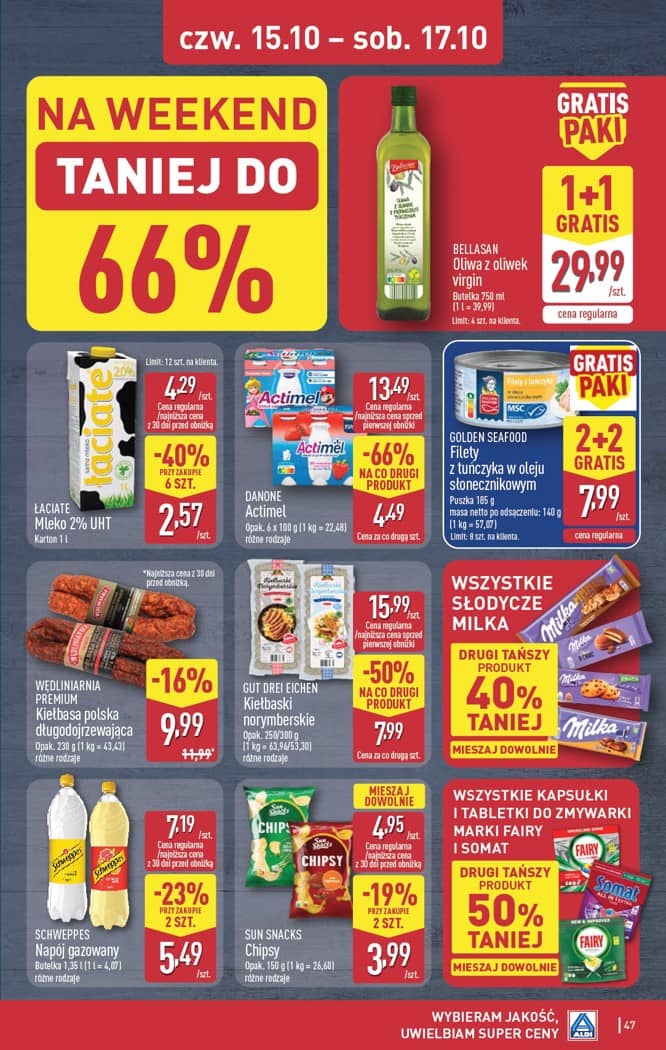 Aldi - Pełna oferta od poniedziałku 12.10 do soboty 17.10 47 puslapis