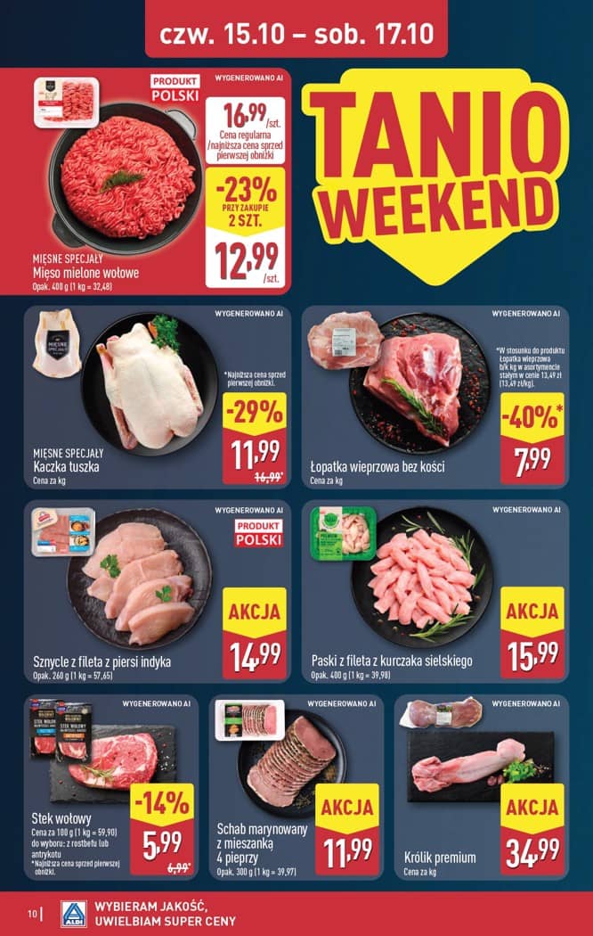Aldi - Oferta weekendowa od czwartku 15.10 do soboty 17.10 10 puslapis