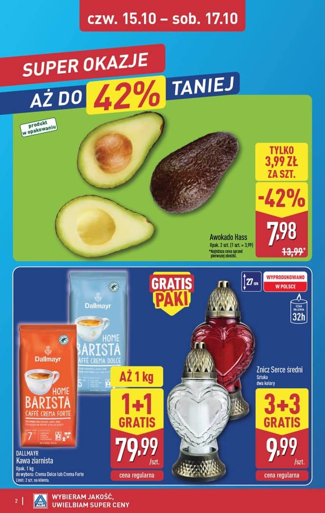 Aldi - Oferta weekendowa od czwartku 15.10 do soboty 17.10 2 puslapis
