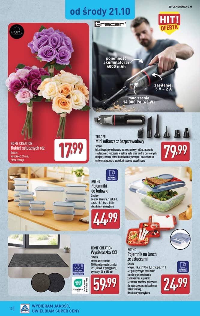 Aldi - Artykuły przemysłowe i tekstylia od środy 21.10 i od soboty 24.10 10 puslapis