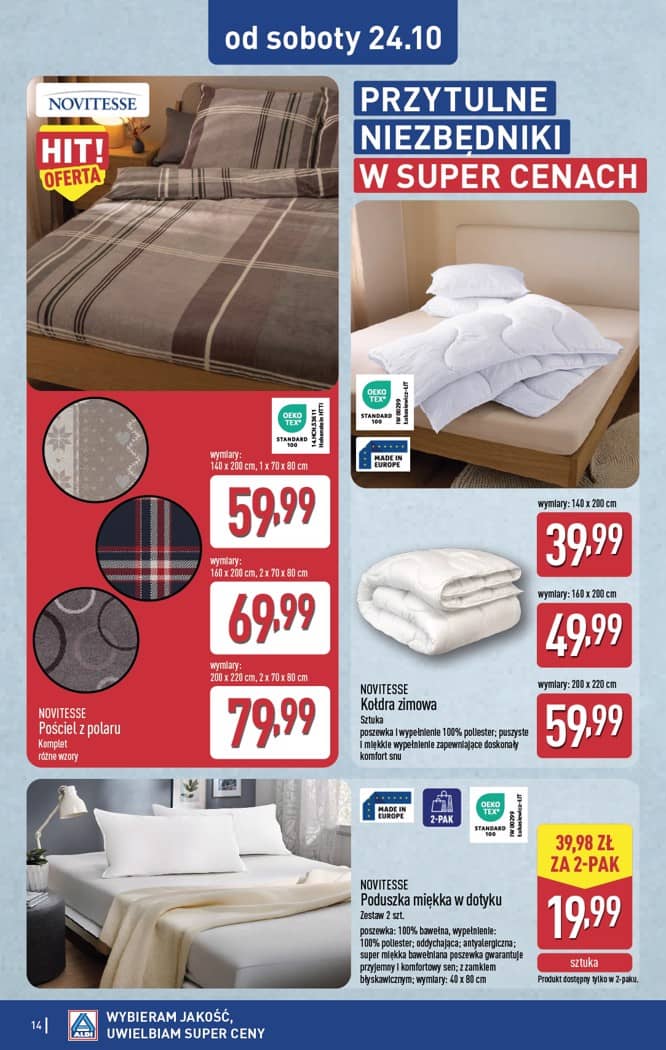Aldi - Artykuły przemysłowe i tekstylia od środy 21.10 i od soboty 24.10 14 puslapis