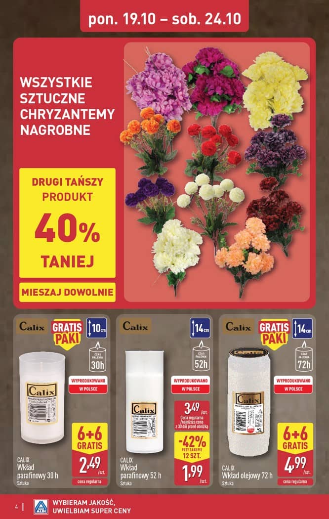 Aldi - Artykuły przemysłowe i tekstylia od środy 21.10 i od soboty 24.10 4 puslapis