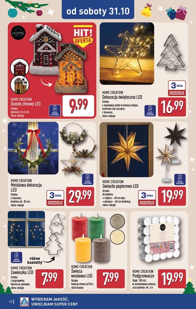 Aldi - Artykuły przemysłowe i tekstylia od środy 28.10 i od soboty 31.10 12 puslapis