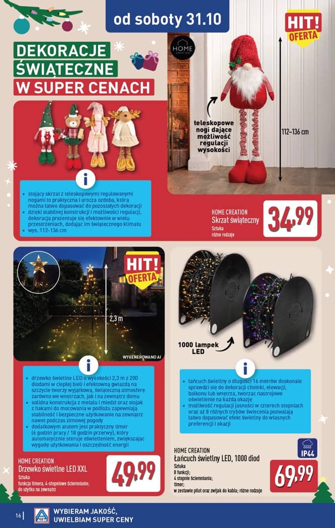 Aldi - Artykuły przemysłowe i tekstylia od środy 28.10 i od soboty 31.10 16 puslapis