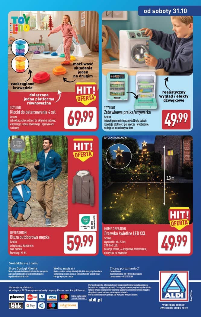 Aldi - Artykuły przemysłowe i tekstylia od środy 28.10 i od soboty 31.10 17 puslapis